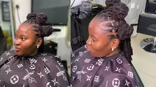Dreadlocks styles for long Locs #locs #hairstyles #dreadstyles #braids #dread #dreadlockstyles 