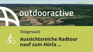 Flyover-Video: Aussichtsreiche Radtour nauf zum H&ouml;rla Oberschwarzach am 26. Oktober 2025