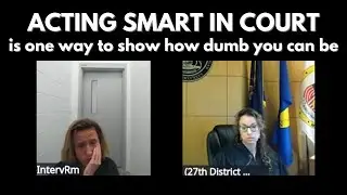 She Thinks She's Smart - Goes Pro Se to Speed Things Up - Stuck Like Chuck with Competency Referral