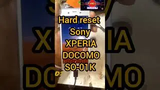 HARD RESET Sony xperia XZ1 SO-01K