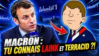 MACRON : TU CONNAIS LAINK ET TERRACID ?! ( WANKIL STUDIO - EUROPE 1 CANULAR )