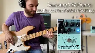 Tech 21 YYZ Sansamp Pedal Demo - Rush Tone Match & Settings