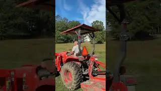 Out Bush Hogging Today--Farm Life #short