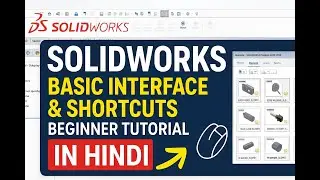 SolidWorks Basic Interface & Shortcuts | Beginner &ldquo;SolidWorks Tutorial in Hindi&rdquo;