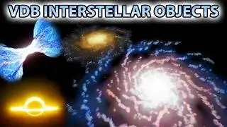 VDB Interstellar Objects: Galaxies, Nebulae & Black Holes - Unreal Engine 5