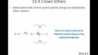 13.1-13.4: Ethers and Crown Ethers