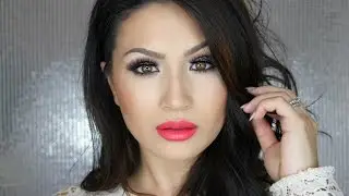 Bronze Sparkle & Bright Lips {Colourpop Tutorial} | Ft. Danna Ann