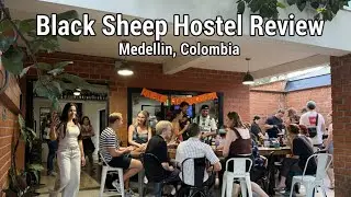 I stayed at Black Sheep Hostel in Poblado, Medellín, Colombia for $20 (4-bed dorm)