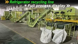 Recycling Refrigerators: Inside Our Advanced Recycling Line