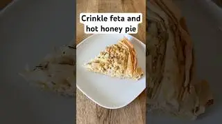 Crinkle filo hot honey pie #filo #pie #b&ouml;rek #khachapuri #highprotein #homemadefood