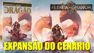 RPG 290 - Revista Drag&atilde;o Brasil especial A Lenda de Ghanor RPG