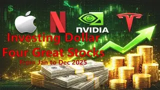 Фондовый рынок и выручка в 2025 году. Сравнение прибыли Tesla, Netflix, Apple и Nvidia за этот год.