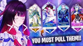 day 5 farmi material for colombina & ineffa . short stream | hoyoverse IND&ENG
