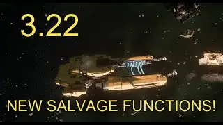 Star Citizen 3.22 NEW Salvage fracture & Disintegration - Vulture Gameplay