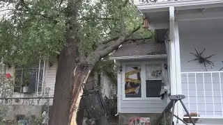 East side residents cleanup damage left behind from storms