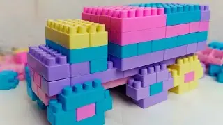 Satisfying ASMR LEGO Food Delivery Truck Build  | Relaxing Miniature Box Truck Toy