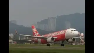 AirAsia FD324/AIQ324 Plane Spotting Takeoff At Penang International Airport, Malaysia (PEN/WMKP)