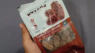 Nutraj Drydates(brown Dates) ₹.249 #cb #unboxing #cbunpacking #nutraj #browndates #nutrajbrowndates