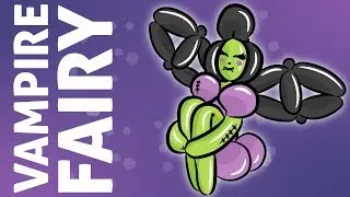 Vampire Bat Fairy Balloon Animal Tutorial!