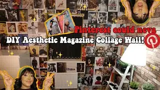 DIY Magazine Collage Wall // Pinterest Worthy! (2020)