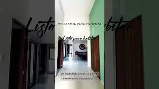casa en venta 1 nivel 3 habitaciones en #bocadelrio #veracruz totalmente equipada. #casa #playa