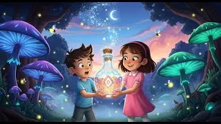 The Magic Bottle and the Little Boy &ndash; Part 2 | The Jungle Secret | Hindi Moral Story for Kids