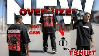 New Oversize Tshirt By Yaveddra Streetwear Fashion ✨ One Chance Premium Black 260 GSM Tshirt Unseen 