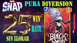 Pura diversion, 25 % de winrate con Swan en marvel snap