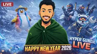 HYPER GUNDA LIVE, HAPPY NEW YEAR 2026 #lolzzzgaming  #bgmi #pubg #live #trending #youtubeshorts
