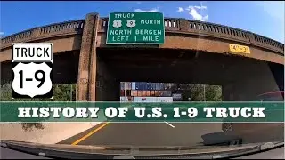 THE AMAZING HISTORY OF US 1-9 (US 1&9) TRUCK: Newark to Jersey City | SPLIT SCREEN | 4K