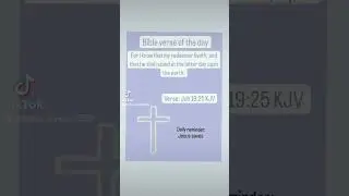 Here's today's verse (From my TikTok account) #DailyBibleverse #Bible #Bibleverses #DailyBibleverses