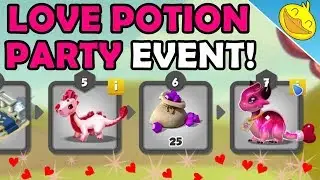 New LOVE POTION PARTY Event Walkthrough! Win the new POTION DRAGON! - DML #1080