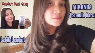 Cat Rambut Ash Blonde dari Miranda dirambut gelap