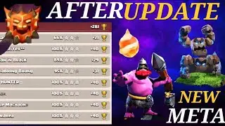 🔥NEW META AFTER UPDATE  In Legend With My#1 Strategy Th18 MateorGolem+Thrower+Fireball!#clashofclans