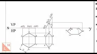 Orthographic Projection_Hexagon Lamina_in Solid Edge ST8 software
