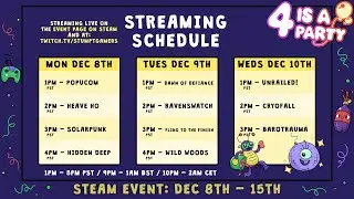 4 IS A PARTY - Streaming Event Trailer