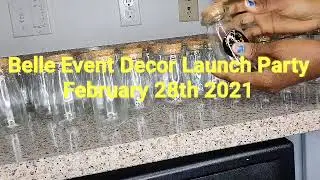 Belle Event Decor Launch Party/We Did it/That Was a Wrap/Fun Party