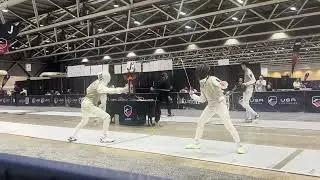 2026 Junior Olympics 01/11/2026 Cadet men’s foil (pool 4)