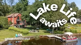 Hallmark-Worthy Waterfront Lake Home That Checks All the Boxes -Dock + Decks + Panoramic Water Views