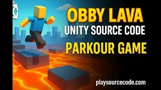 Obby Lava &ndash; Unity Obstacle Course Template | Full Source Code  Buy & Reskin at Playsourcecode.com