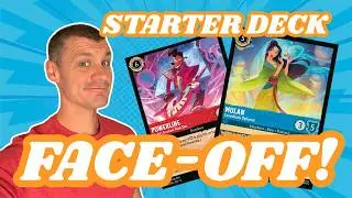 We Went HEAD-TO-HEAD With These Starter Decks! | Disney Lorcana, Fabled, Mulan, Powerline