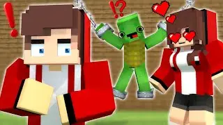 MAIZEN: JJ and JJ Sister&rsquo;s Love and Mikey Trouble?! - Minecraft Animation JJ & Mikey