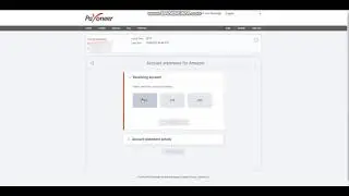 How to get a bank account statement for Amazon from Payoneer | 2020
