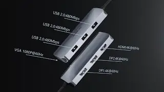 Ultimate 8K & Triple 4K Display Dock