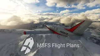MSFS Alaskan Coastal Flight in the TBM 850