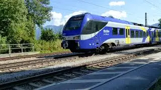 Der  Bahnhof Brannenburg in (4K)