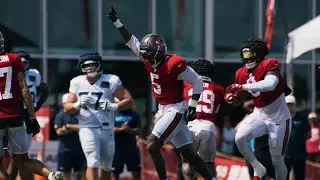Haason Reddick Intercepts Cam Ward | 2025 Training Camp Highlight | Tampa Bay Buccaneers
