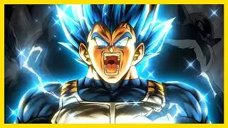 EVO VEGETA SHOWCASE! Insane Damage! LF SSBE Vegeta on God Ki | DB Legends
