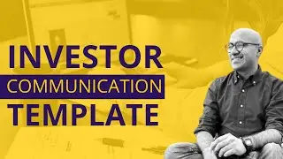 Investor Communication Template |  Startup ideas | Sarthak Ahuja