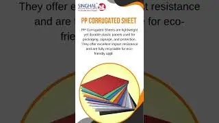 PP Corrugated Sheet &ndash; Lightweight Strength for Every Need! 📦